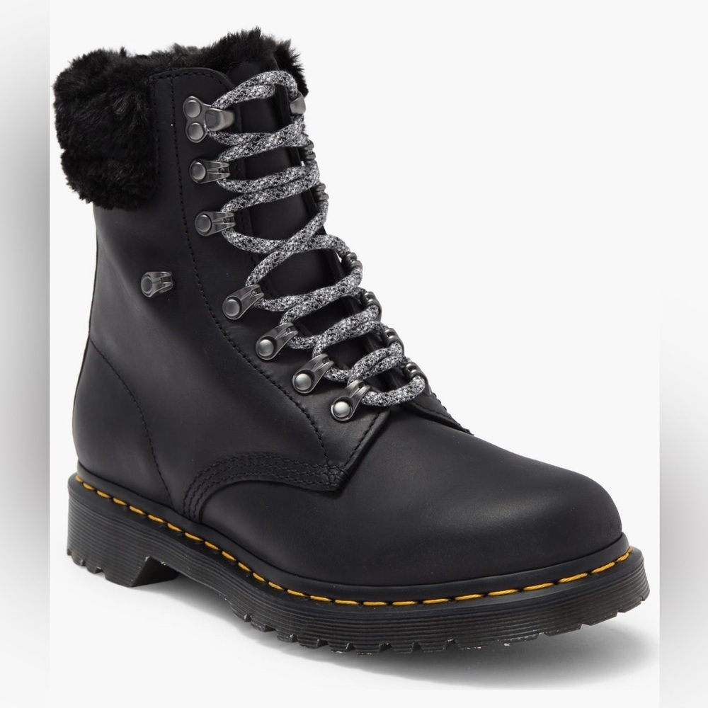 Dr. Martens Gender Inclusive 1460 Serena Faux Fur Lined Boot